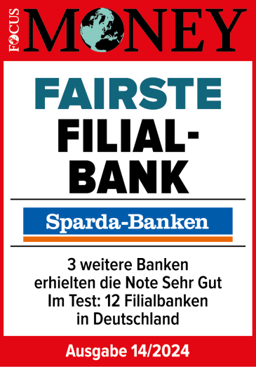 Logo Auszeichnung fairste Filialbank Focus