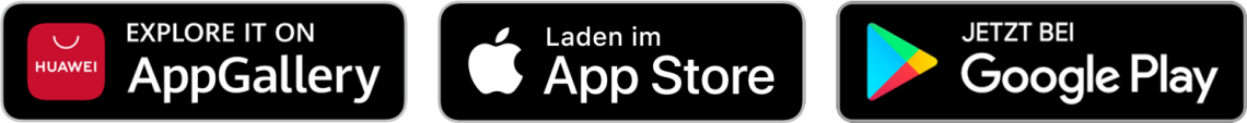Logos Google Play Store und App Store